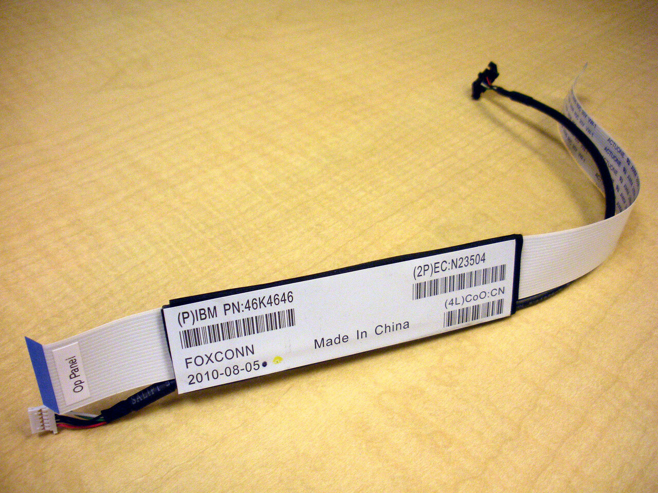 IBM 46K4646 Control Panel Cable Rack for Power7 8202-E4B 8205