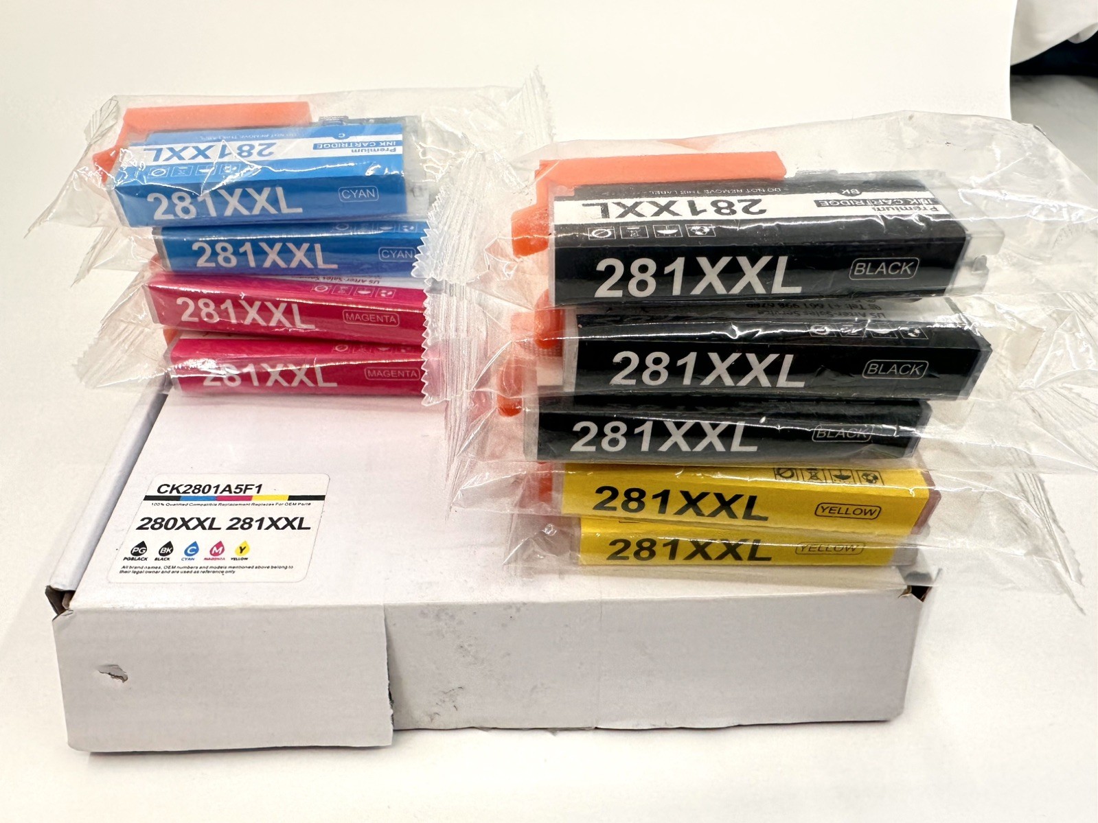 281XXL Ink Replacement Cartridge 9 pack still sealed 
