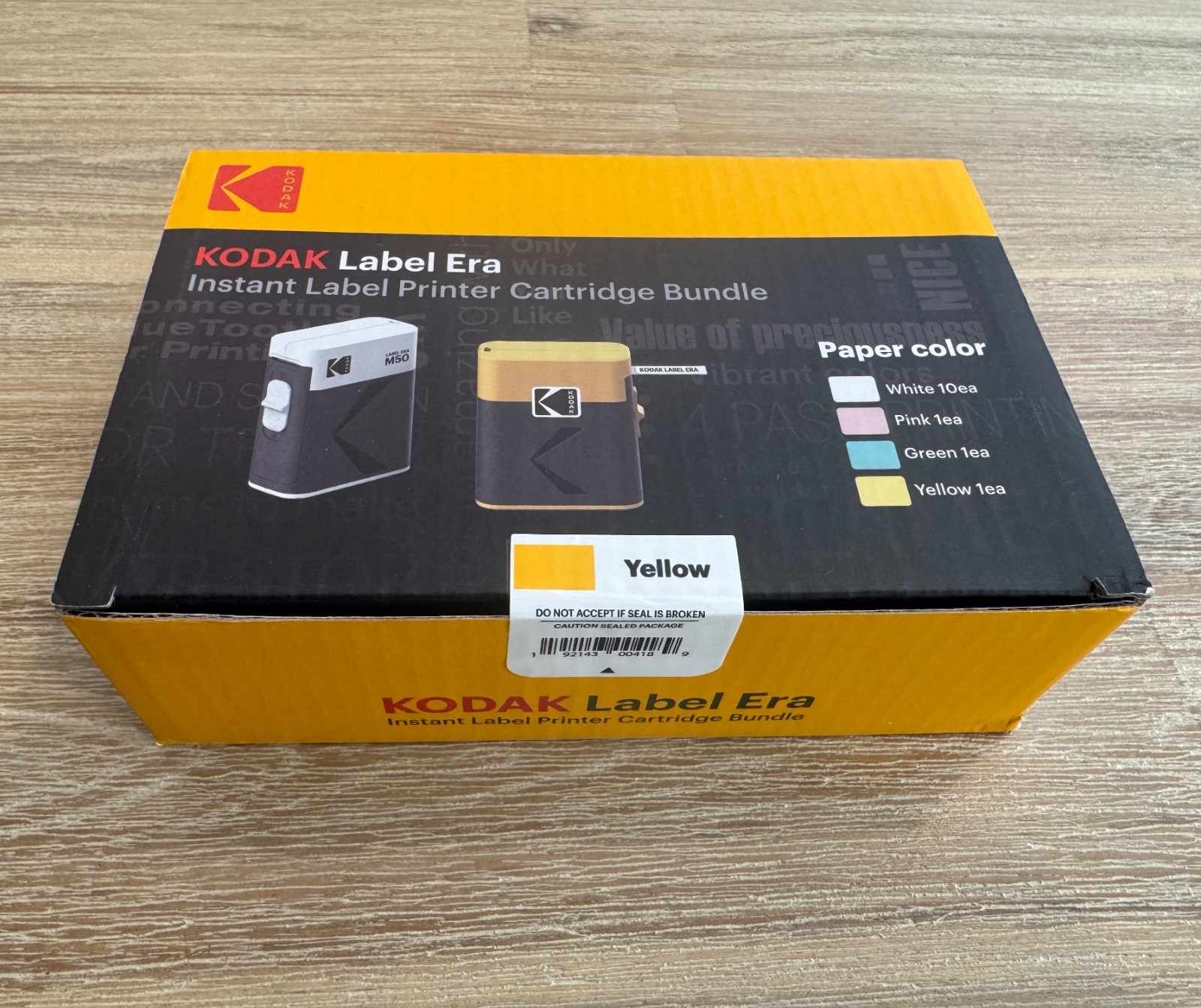 Kodak Label ERA Instant Label Printer Bundle Bluetooth Portable New Sealed
