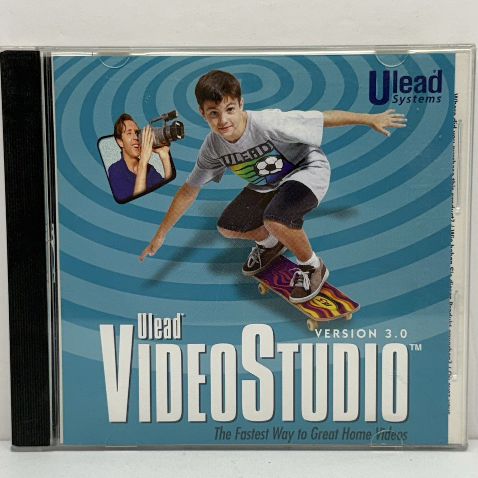 Ulead VideoStudio 3.0 PC CD-ROM 2000 Vintage Video Editing Software Windows 95