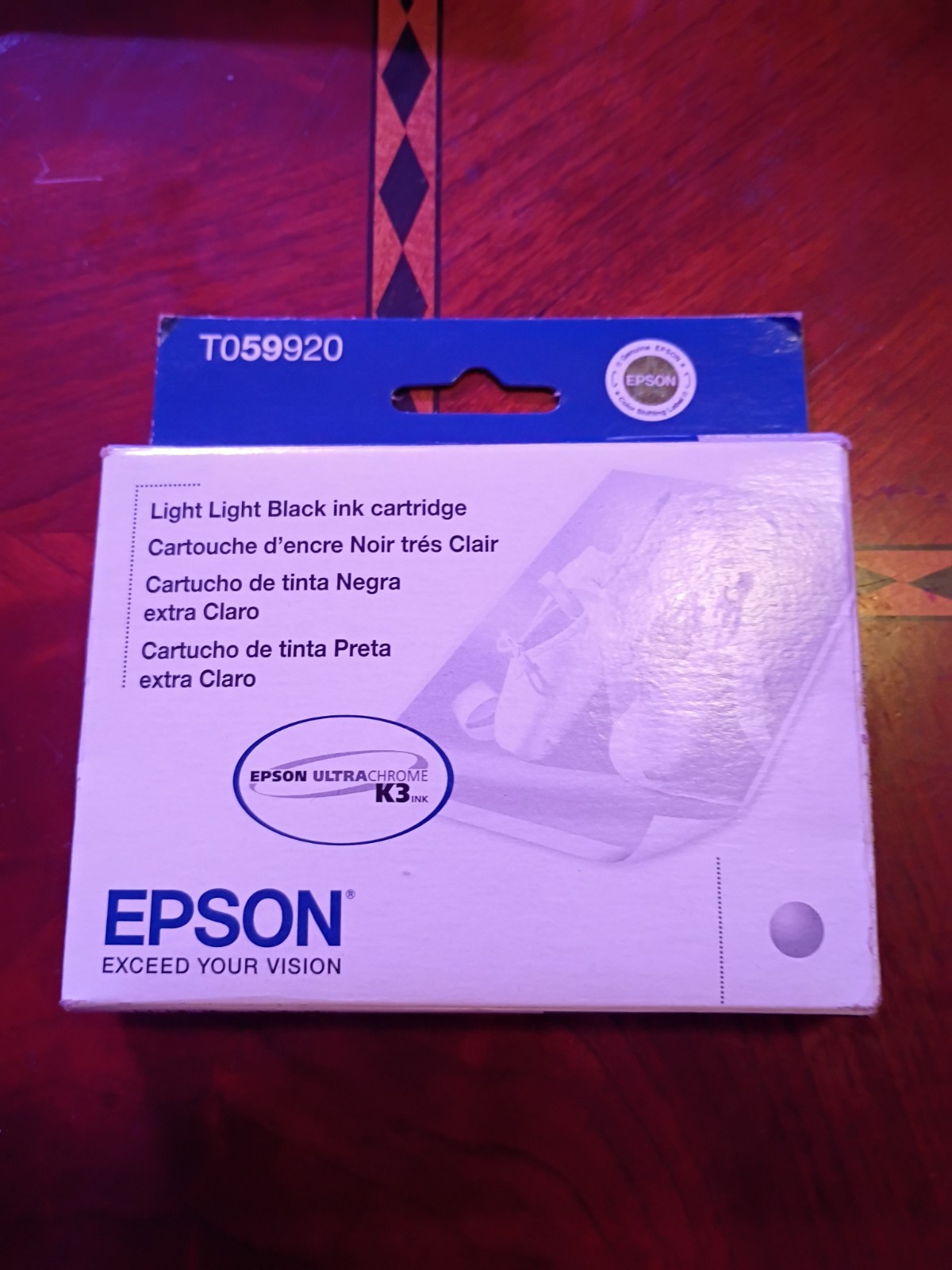 GENUINE EPSON T059 T0591 Black  INK STYLUS PHOTO R2400  T059120 Expired Sealed