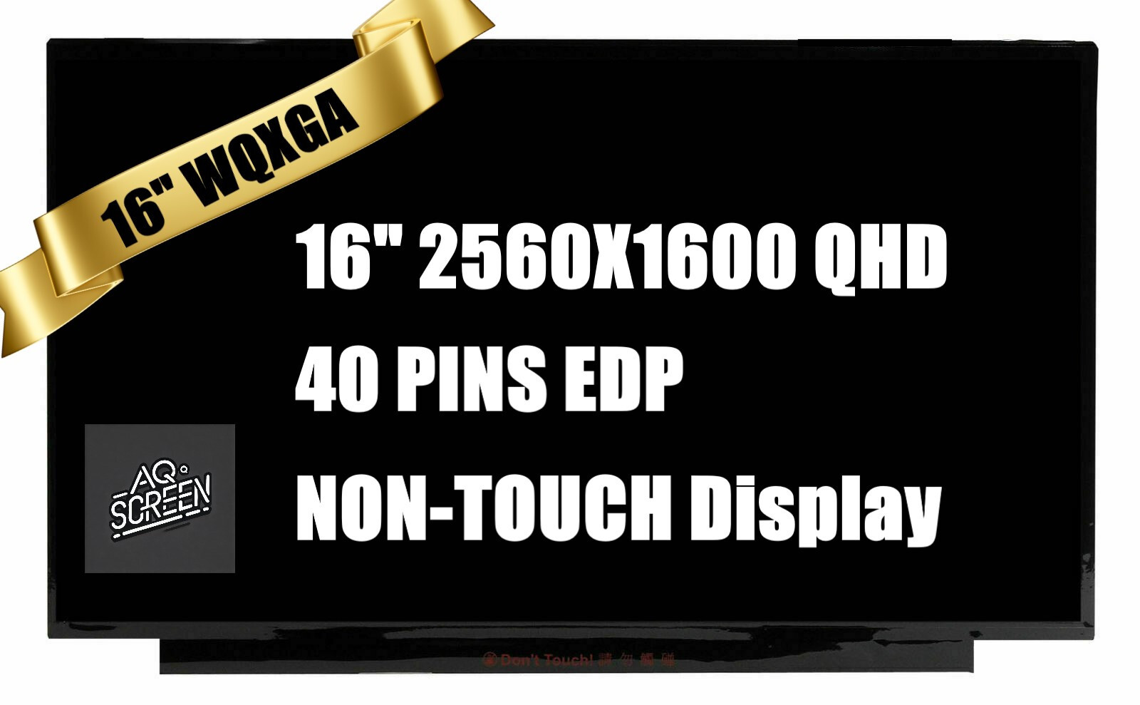 N62814-001 SPS-RAW PANEL 16" WQXGA AG 400 LCD LED Screen Panel New