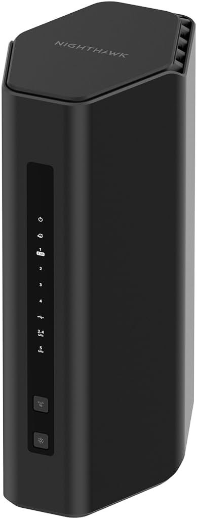 NETGEAR Nighthawk WiFi 7 Dual-Band Router RS180 Up to 2,500 sq ft 5.5 Gbps