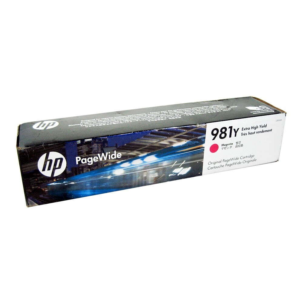 Genuine HP 981Y Magenta 183ml Ink Cartridge L0R14A PageWide Enterprise 556 586