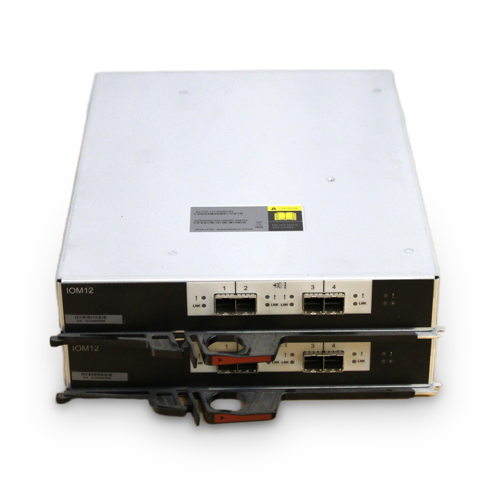 Lot of 2 NetApp 111-02850+B4 IOM12 12Gb SAS Controller Module DS224C DS460C
