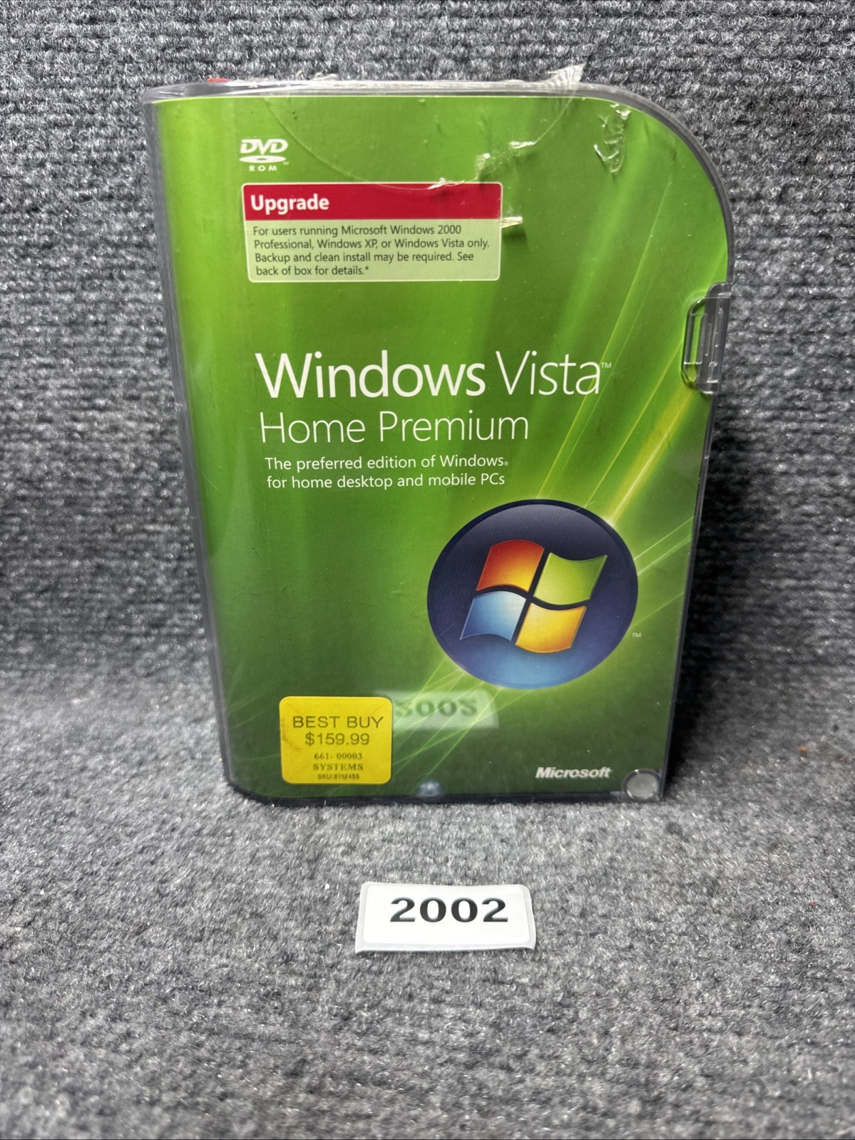 Microsoft WINDOWS VISTA HOME PREMIUM Upgrade 32 Bit DVD Software 
