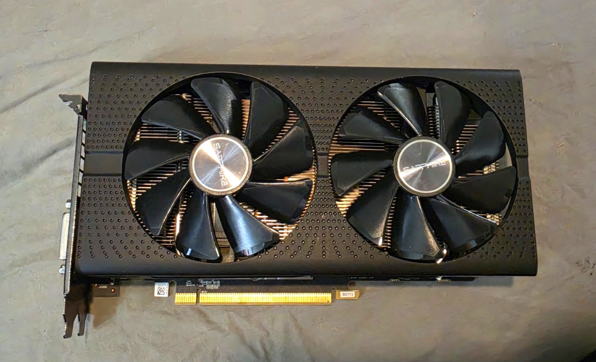 RED DESCRIPTION SAPPHIRE AMD Radeon RX 470  used in mining red description 