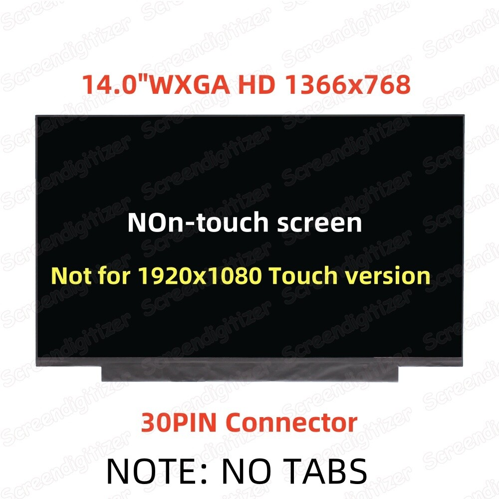 For HP 14-EP2012WM Screen Replacement 30 Pins HD LCD Display