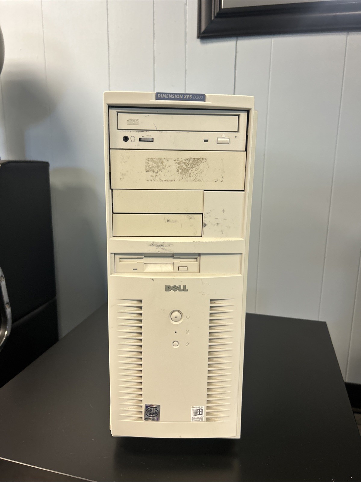Dell Dimension XPS D300 Intel Pentium II, Windows 95 Untested No Power Cord
