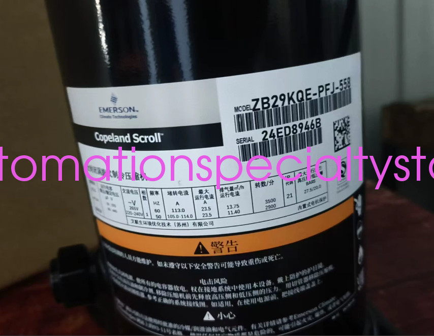 1PCS NEW ZB29KQE-PFJ-558 Compressor shipping Via DHL/Fedex