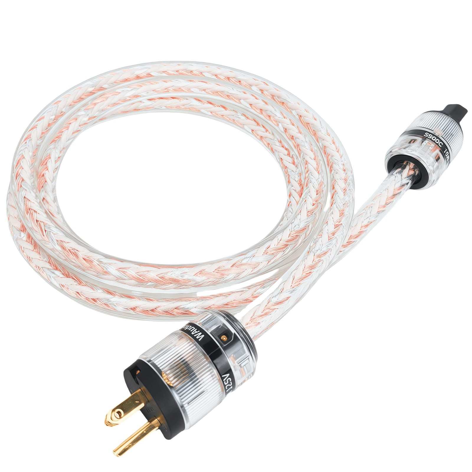 10 AWG Audiophile Power Cable, Hi-End OFC Power Cord for HiFi Systems (5ft)