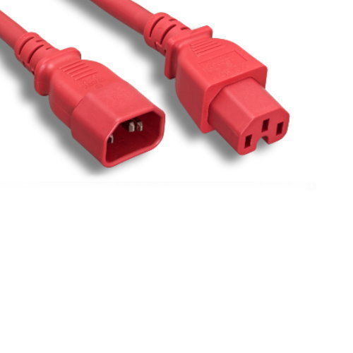 8 Ft Red Power Cable for Cisco 9120 9140 Multilayer Fabric Switches Jumper Cord