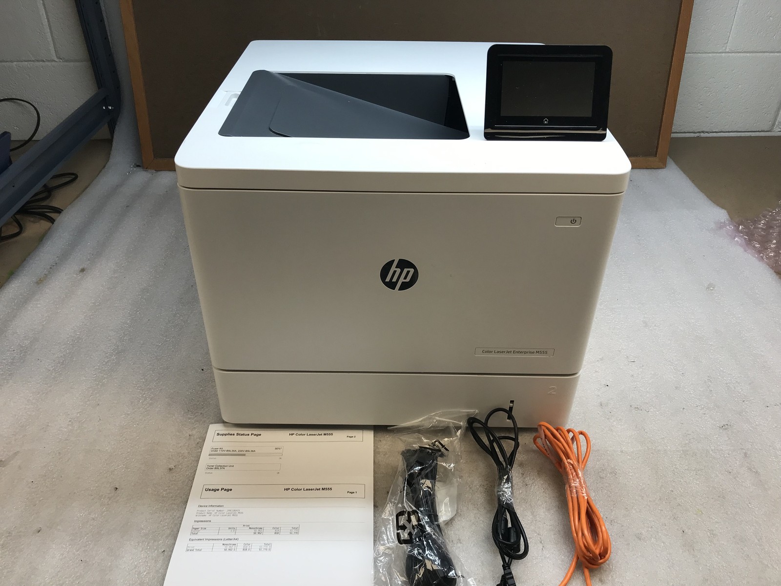 HP Color LaserJet Enterprise M555 Color Laser Printer 51K Pages - Tested