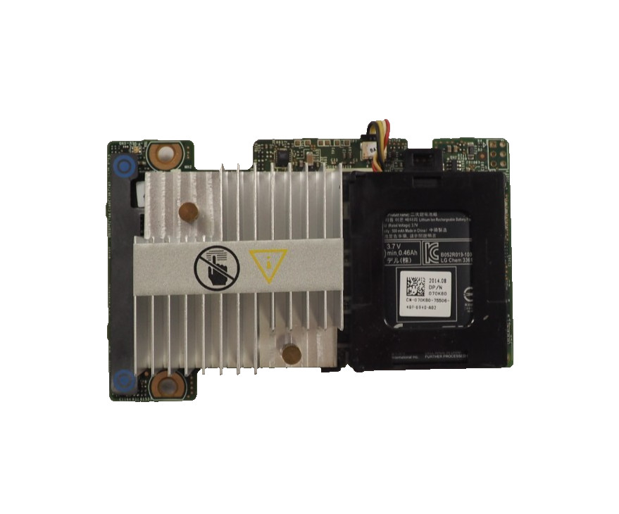 Dell PERC 6Gbps 1GB Mini Mono Raid Controller TY8F9  w/Battery 70K80