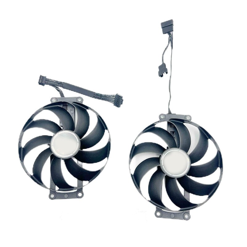 Set For ASUS RTX3060 3060ti DUAL MINI Graphics Card Silent Fan Left + Right