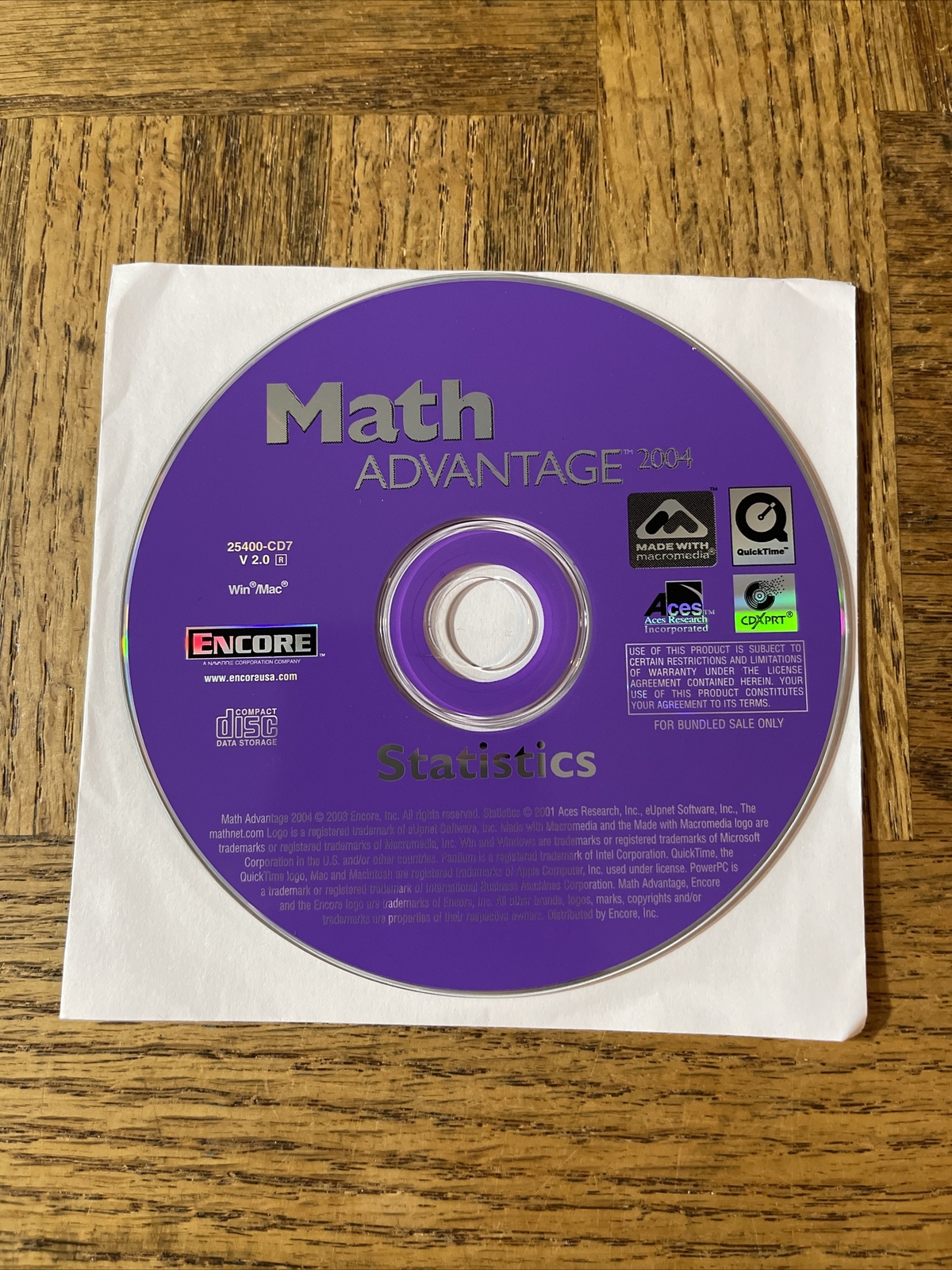 Math Advantage Statistics PC Software