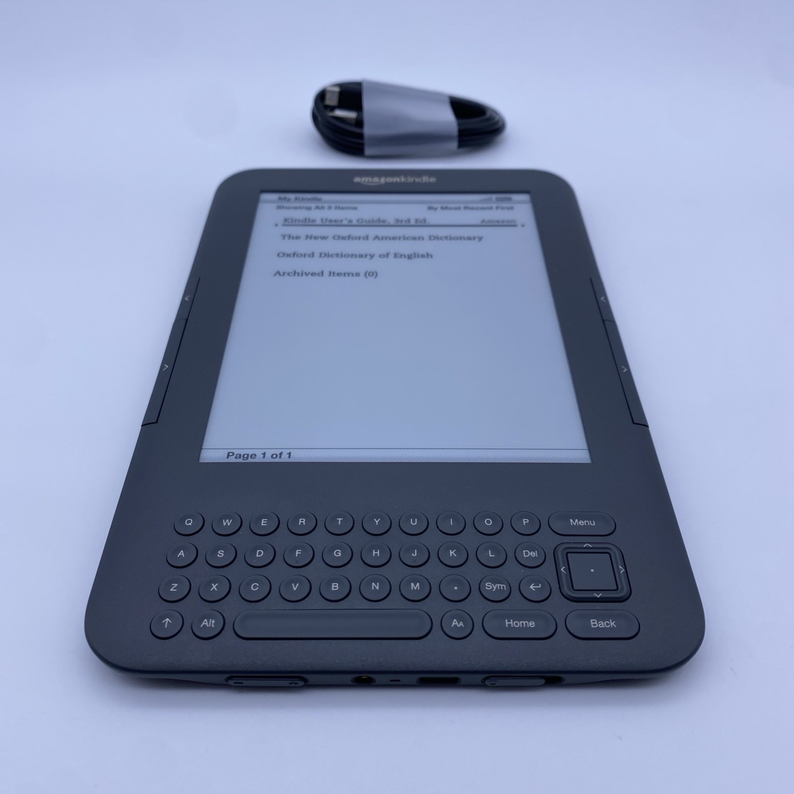 Amazon Kindle Keyboard 3rd Gen D00901, Tested and Working, Tested and Working