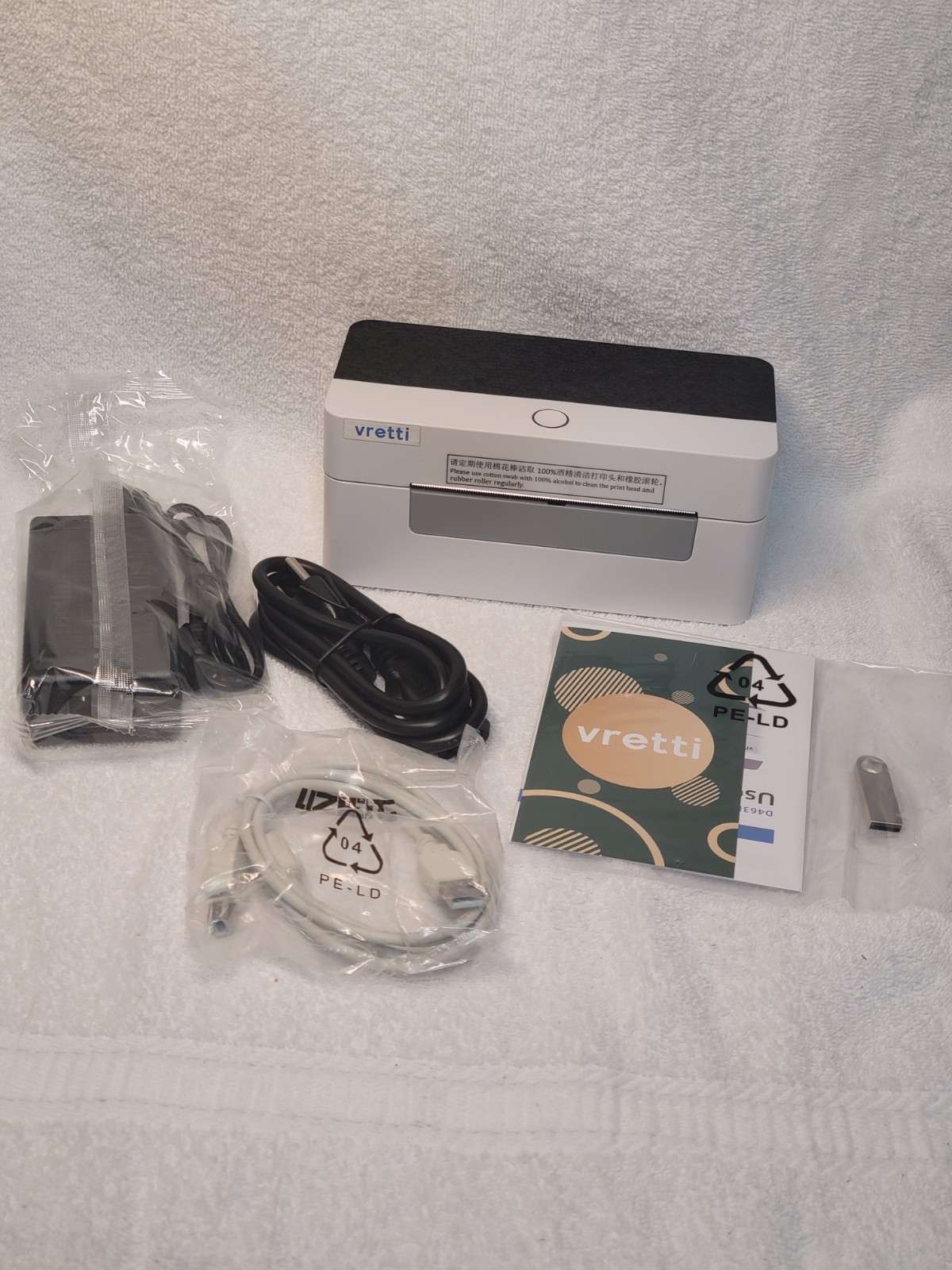 VRETTI Wireless Bluetooth Thermal Shipping Label Printer for FedEx UPS USPS
