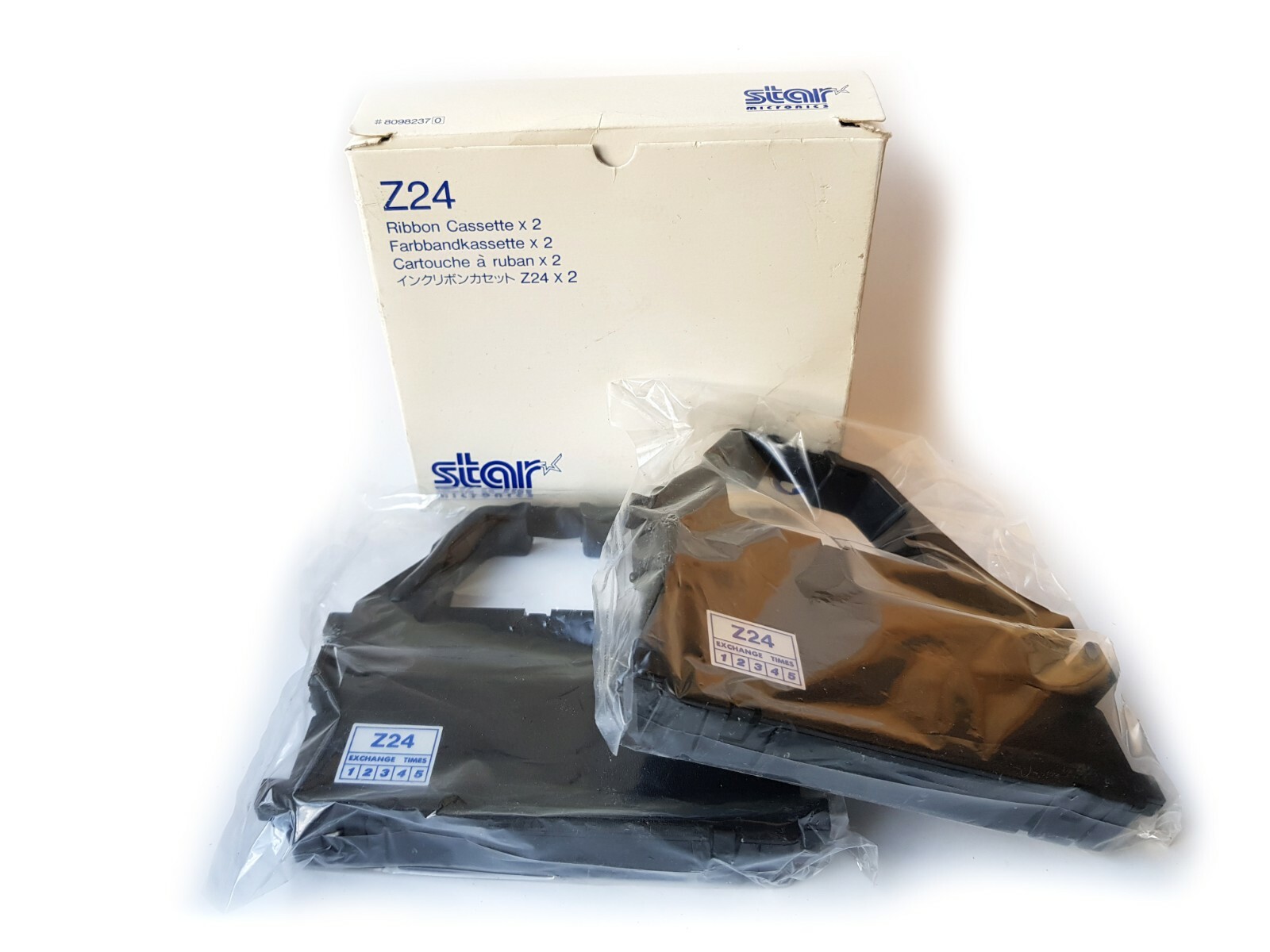 Z24 ribbon cassette 2 pcs STAR micronix for 24 dot printers