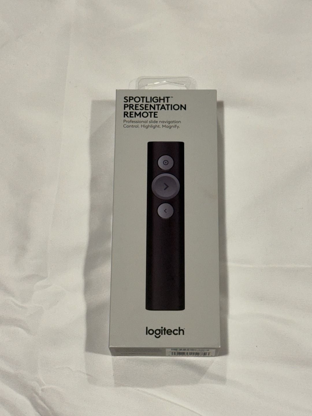 Logitech Spotlight Presentation Remote tested and working.