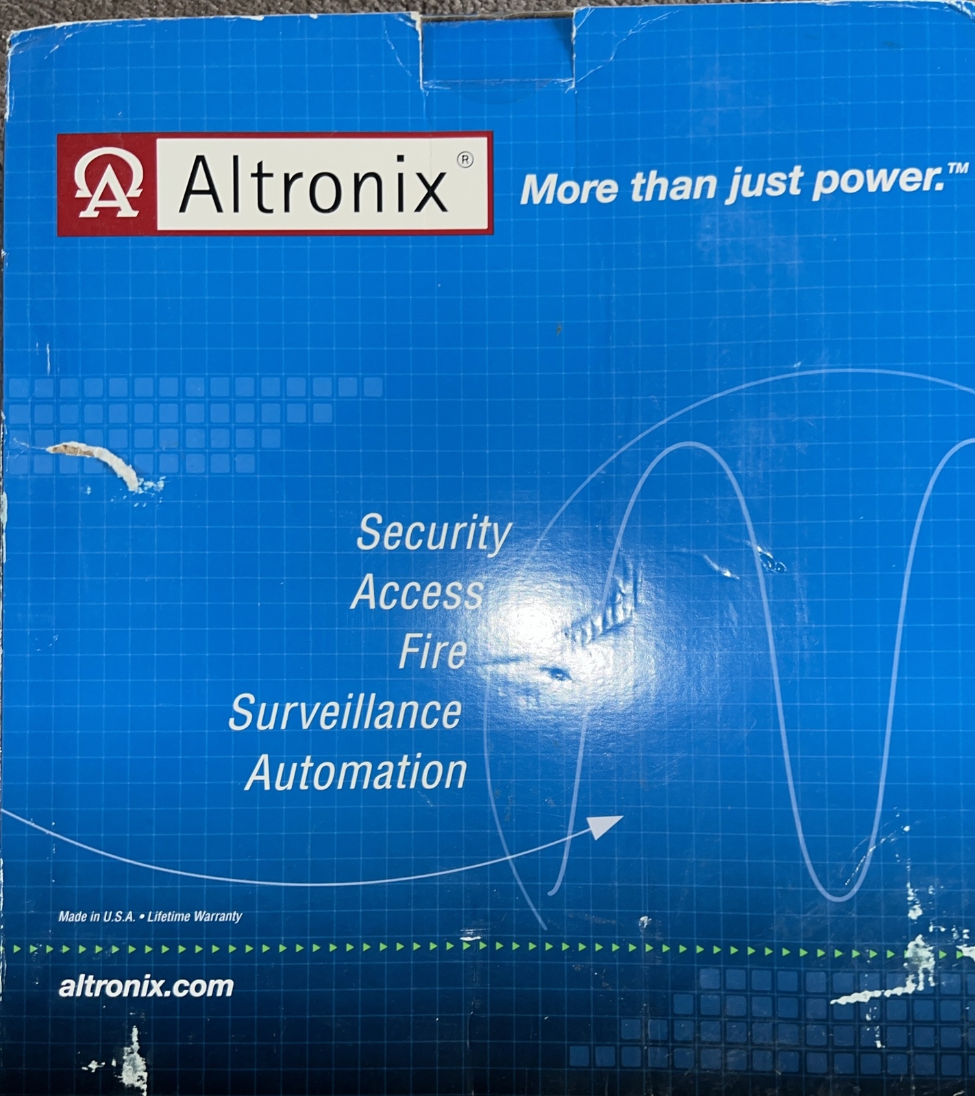 Altronix AL125ULX Access Control Power Supply Battery Charger 12/24VDC 1A