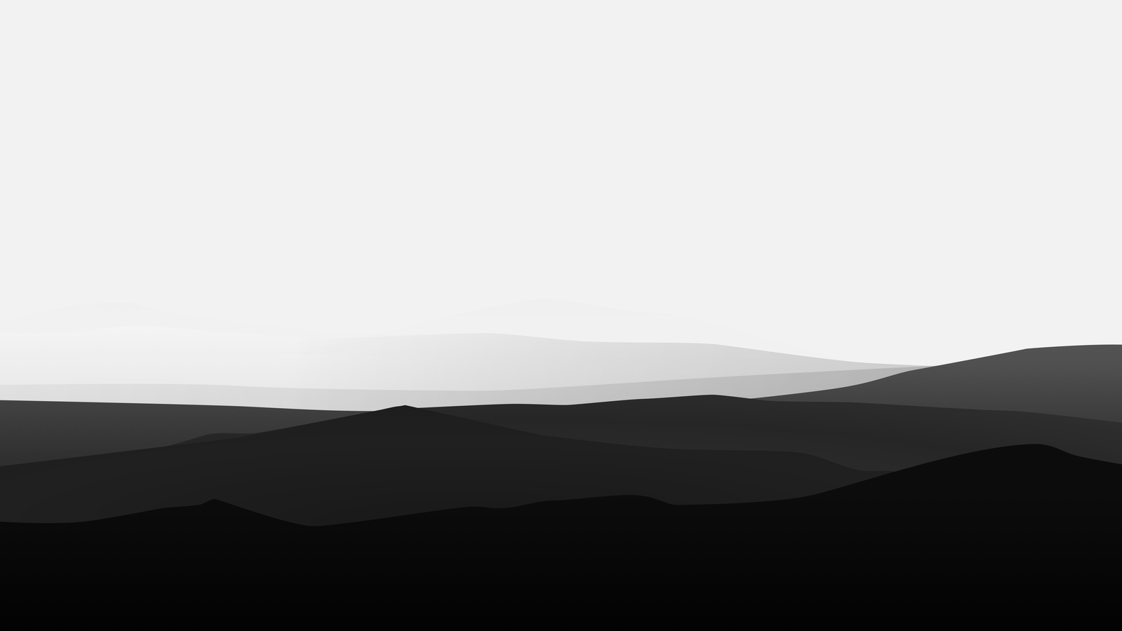 Landscape monochrome minimalism Custom Gaming Mat Desk