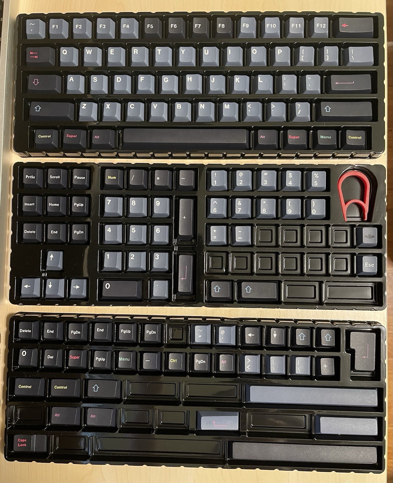 XVX Black & Blue PBT Keycap Set