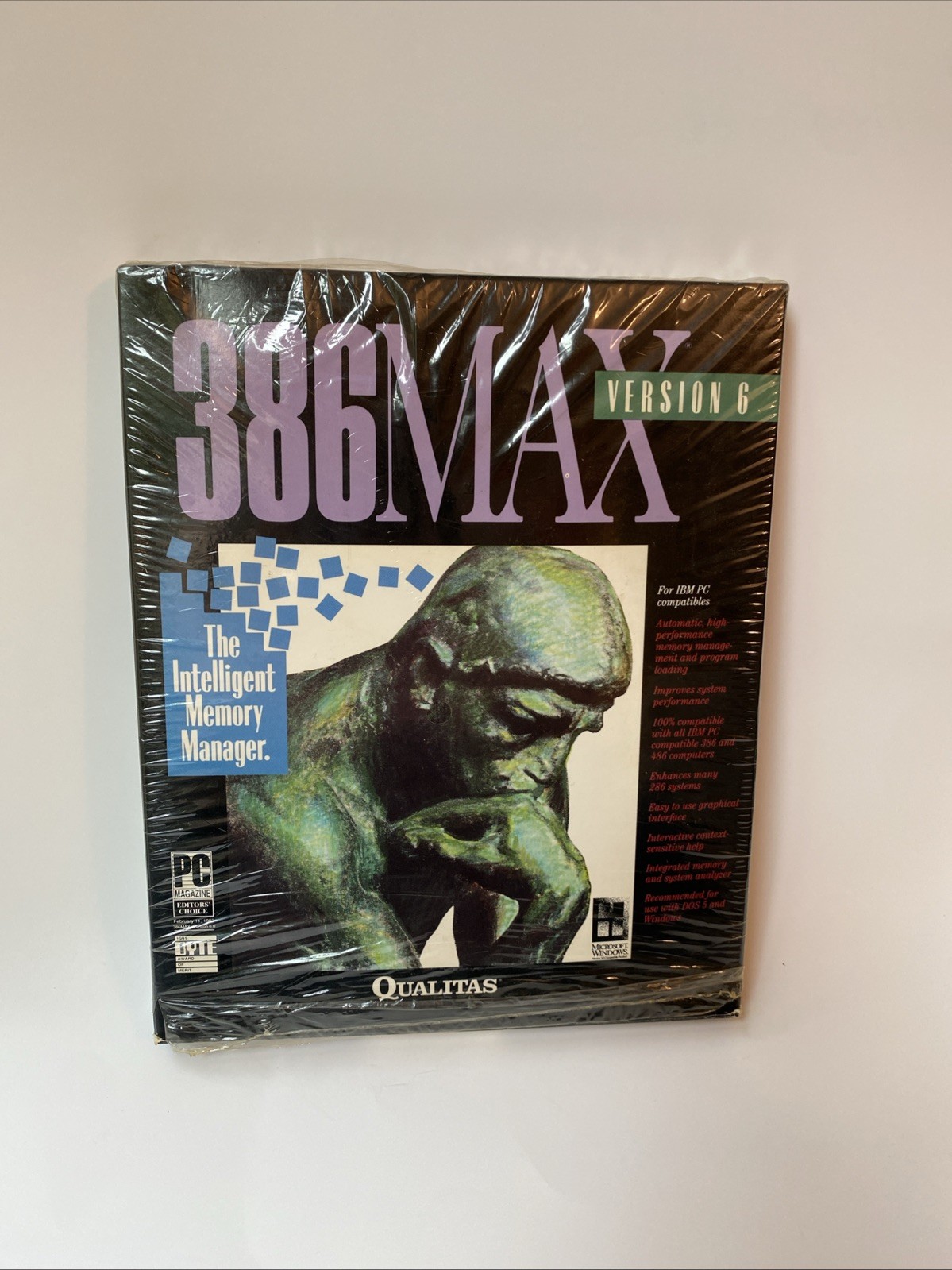 Qualitas 386Max Version 6 Memory Management Software 1991/92