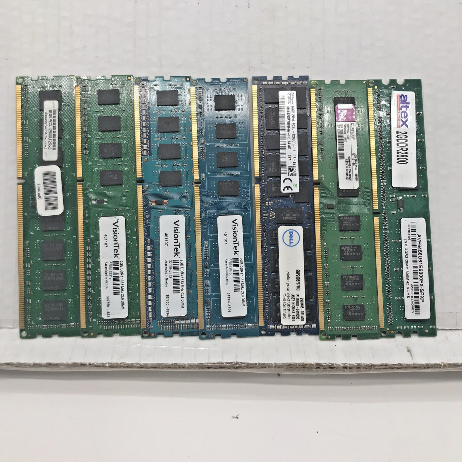 Mixed RAM Lot DDR2 DDR3 Desktop & Server Memory 2GB 8GB 16GB ECC Non-ECC Tested