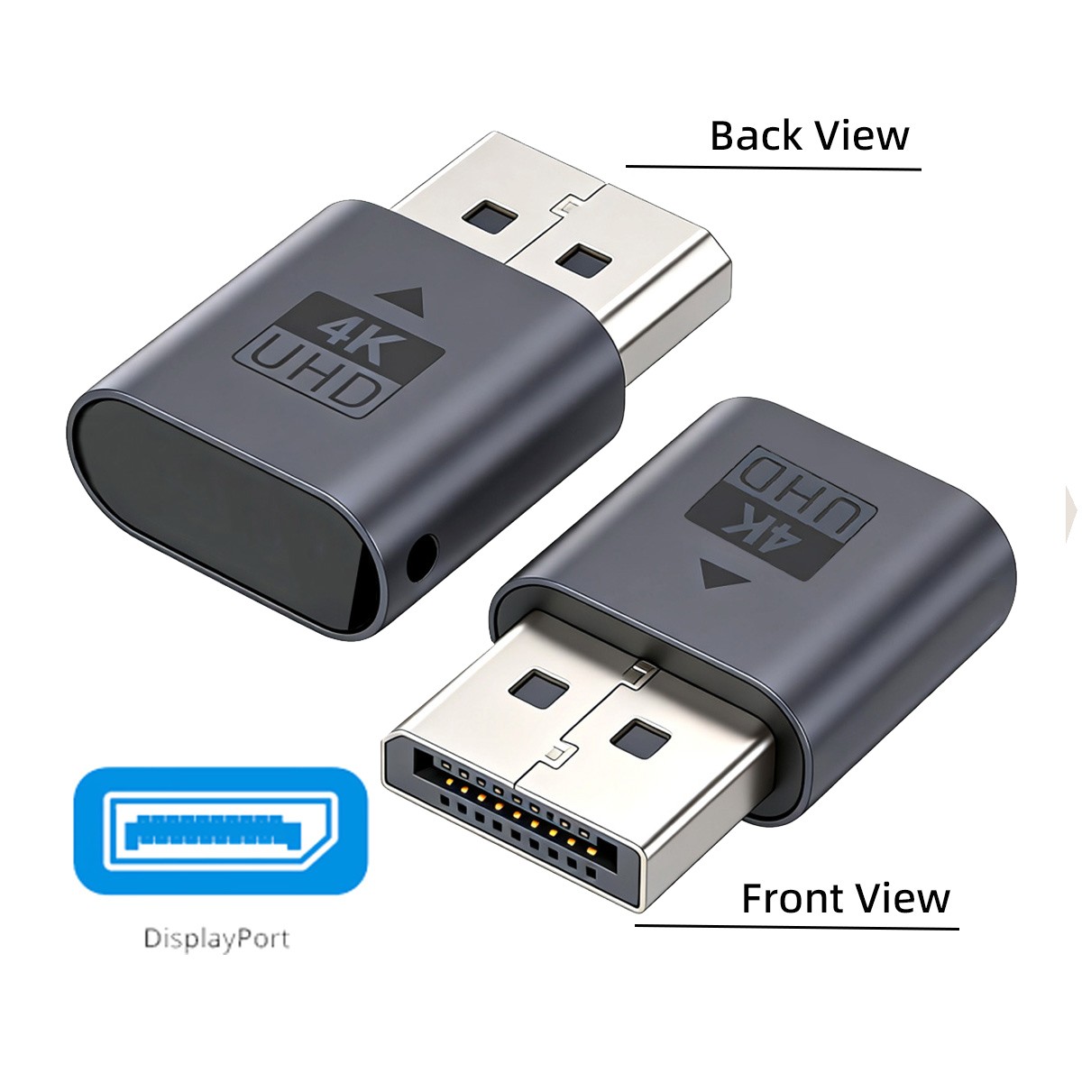 DisplayPort Virtual Display Adapter Dummy Plug Headless Ghost Display Emulator