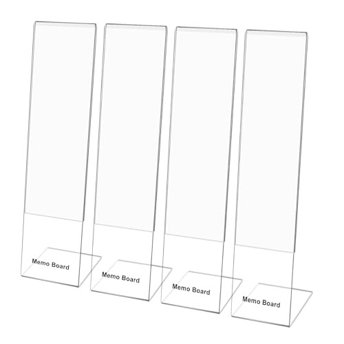 Monitor Memo Board Holder by Computer Screen Acrylic Sticky Note Stand Clear