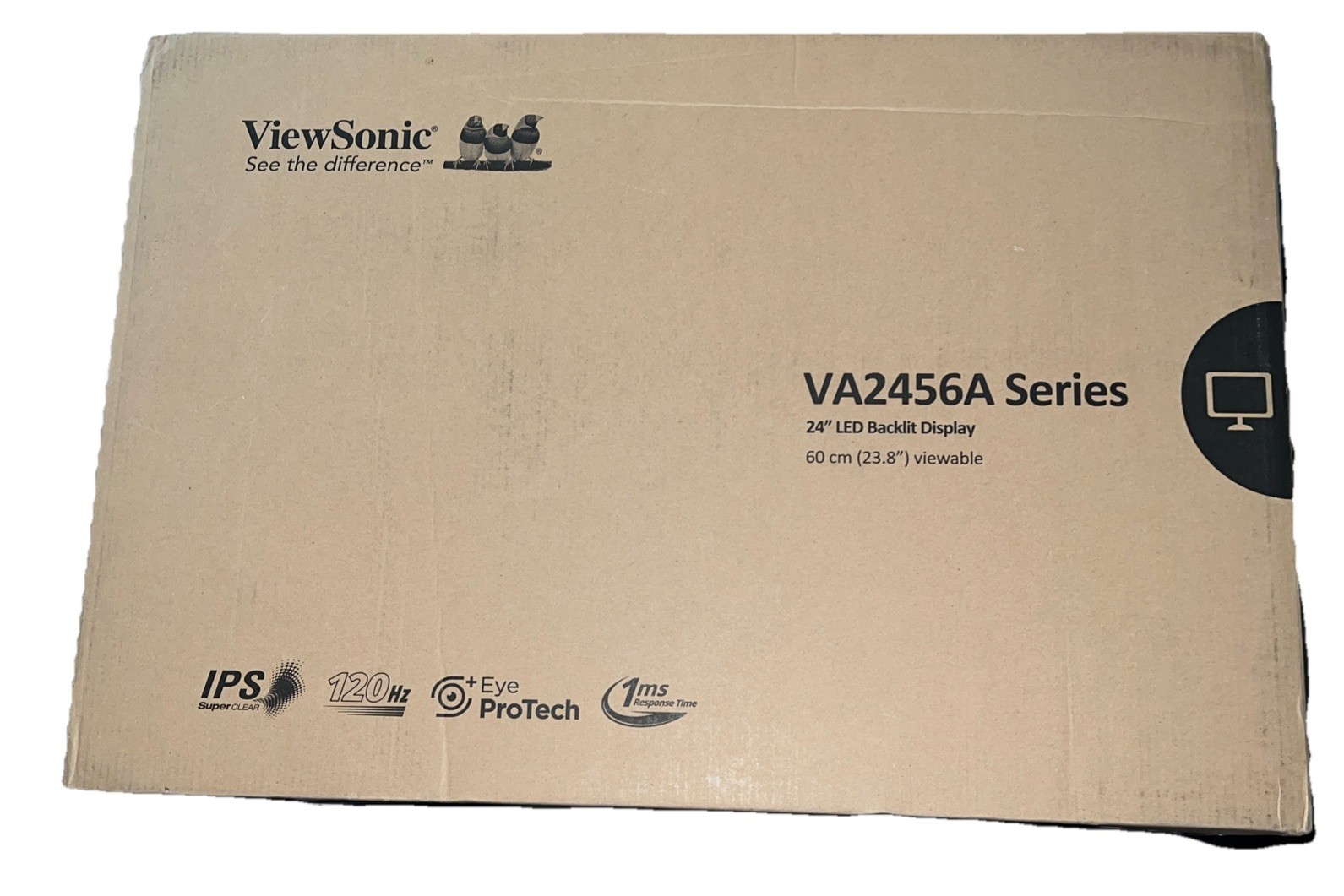 ViewSonic VA2456A-MHD 24 Inch IPS 1080p Monitor with 120Hz
