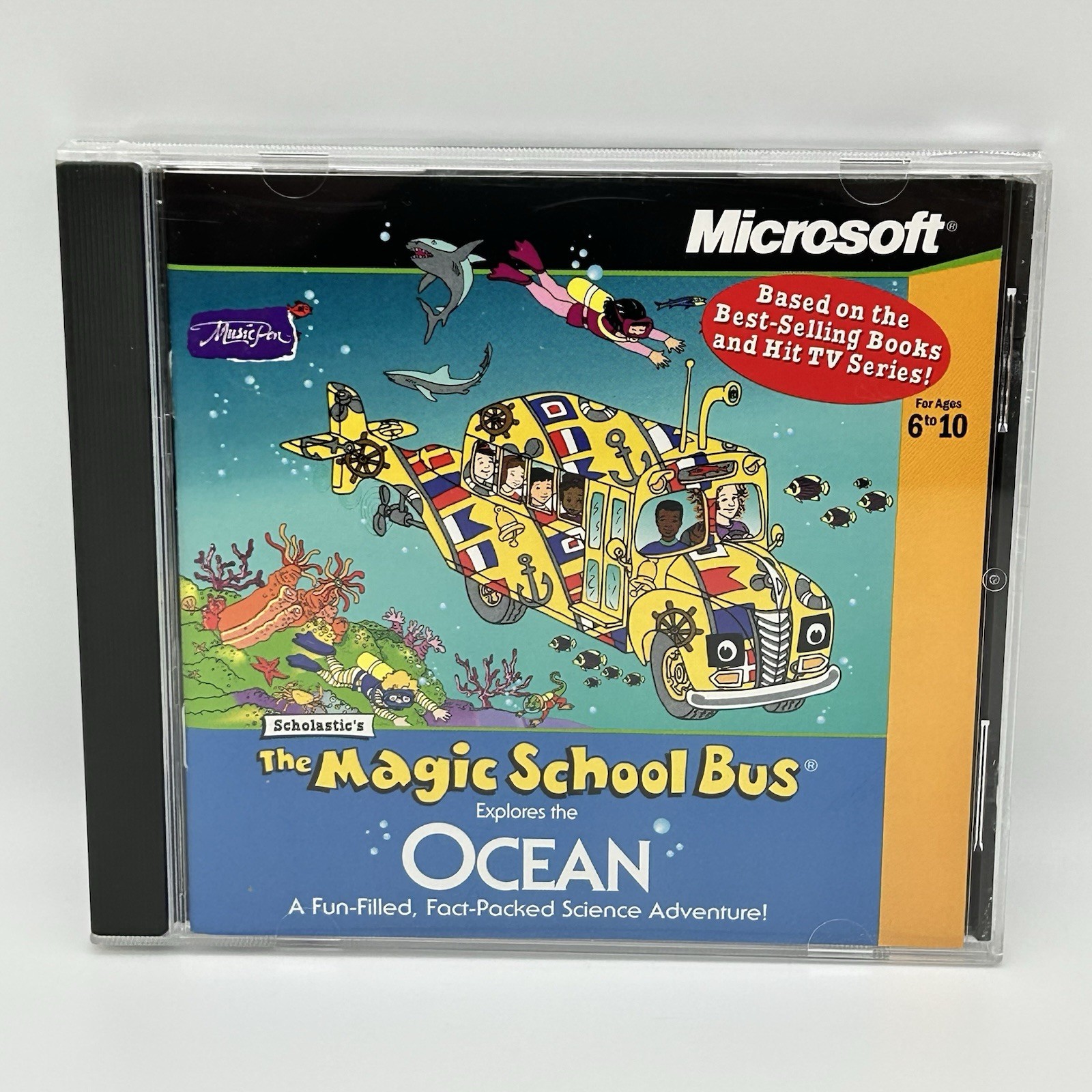 Scholastic's The Magic School Bus Explores the Ocean (PC Game CD-ROM, 1996)
