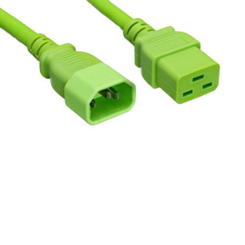 2' GRN Power Cable for HP HPE Aruba 6400 R0X36A Network Switches JumperCord PDU