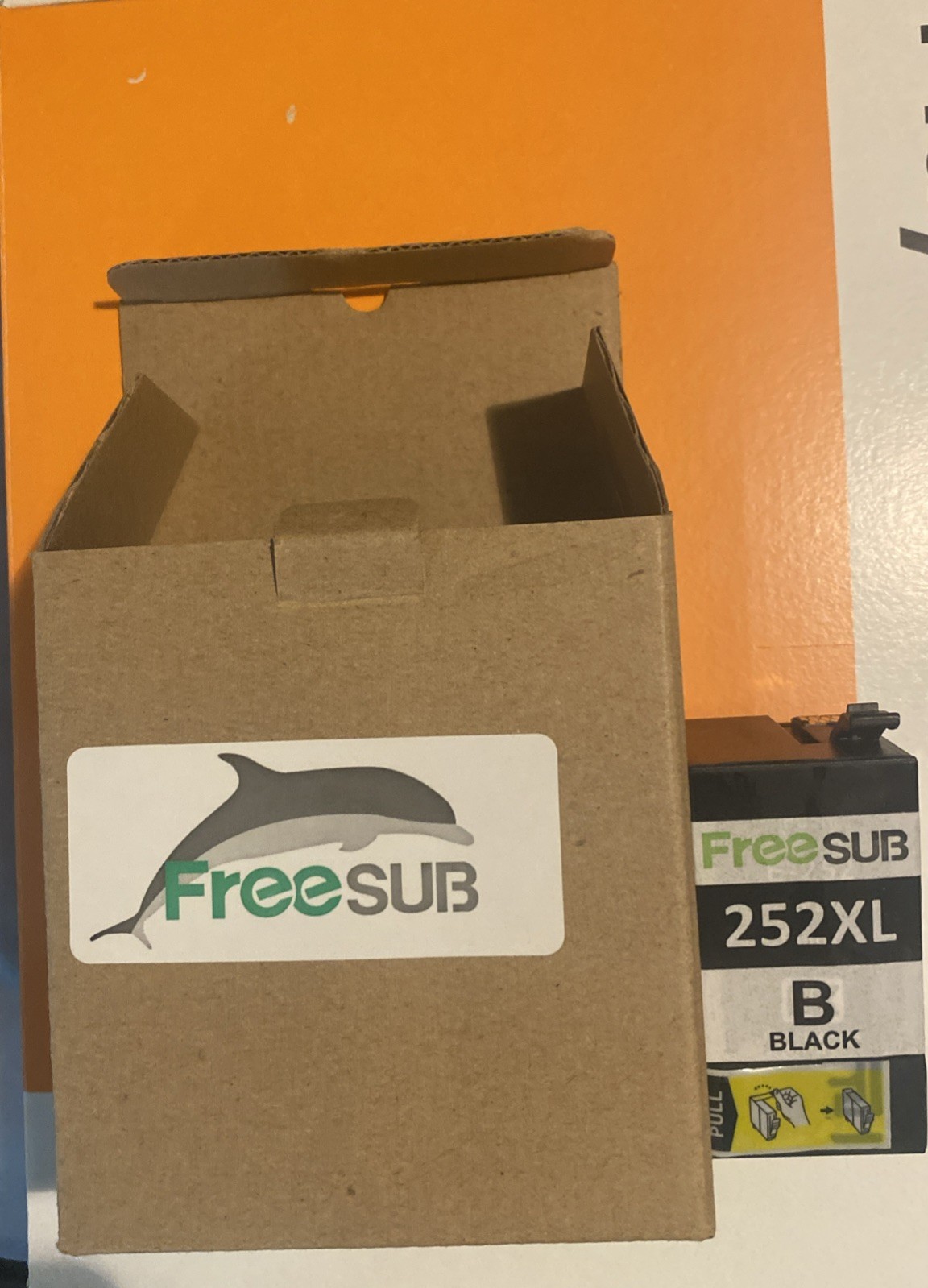 252XL Black 252 Ink Cyan Cartridge free Sub Manufacture Sealed