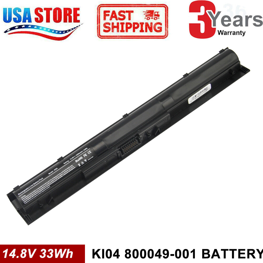 Replace for HP Battery K104 K1O4 KI04 For HP PAVILION HP Spare # 800049-001