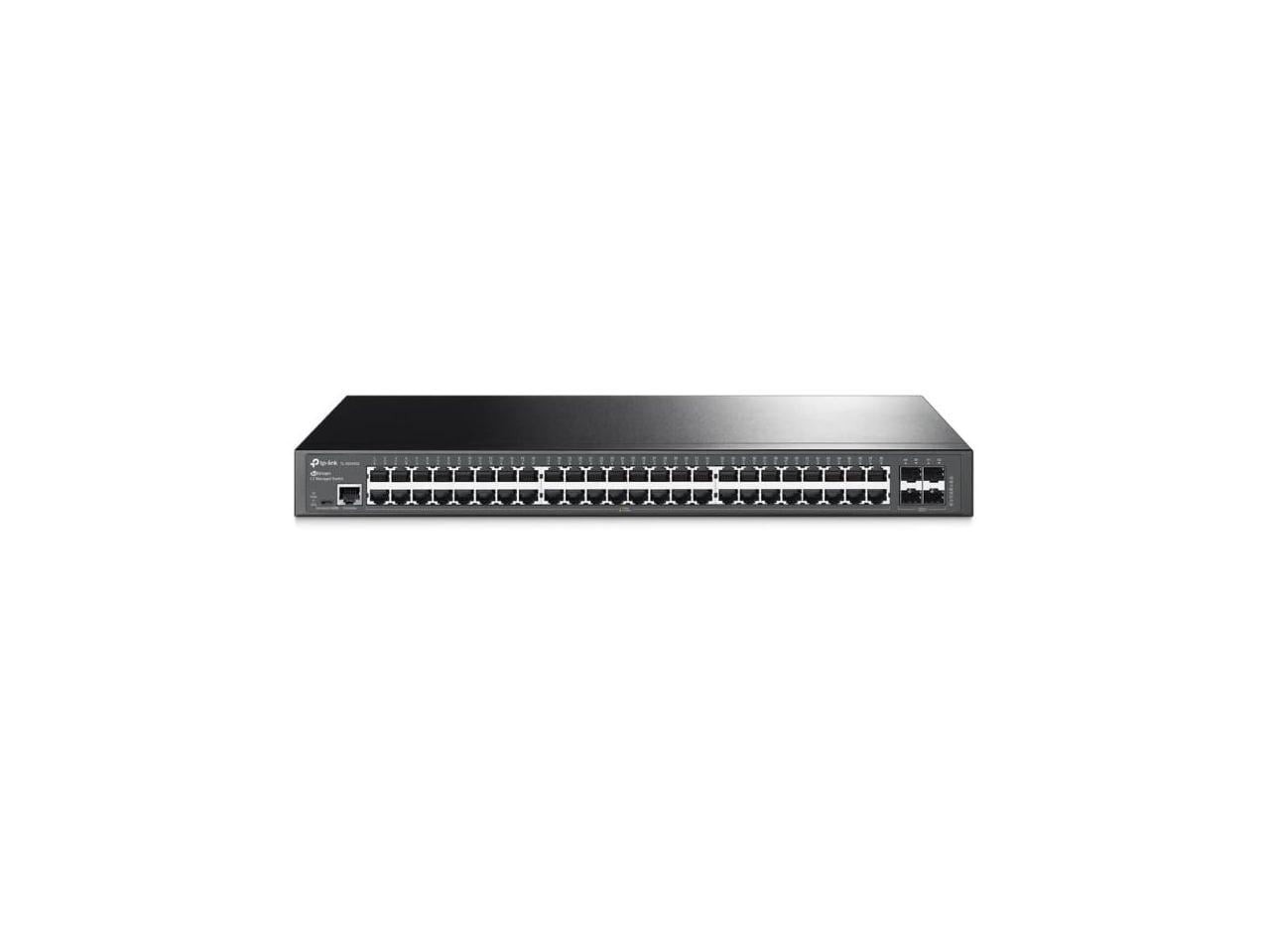 TP-Link JetStream TL-SG3452 48-Port Gigabit L2 Managed Network Switch with 4 SFP