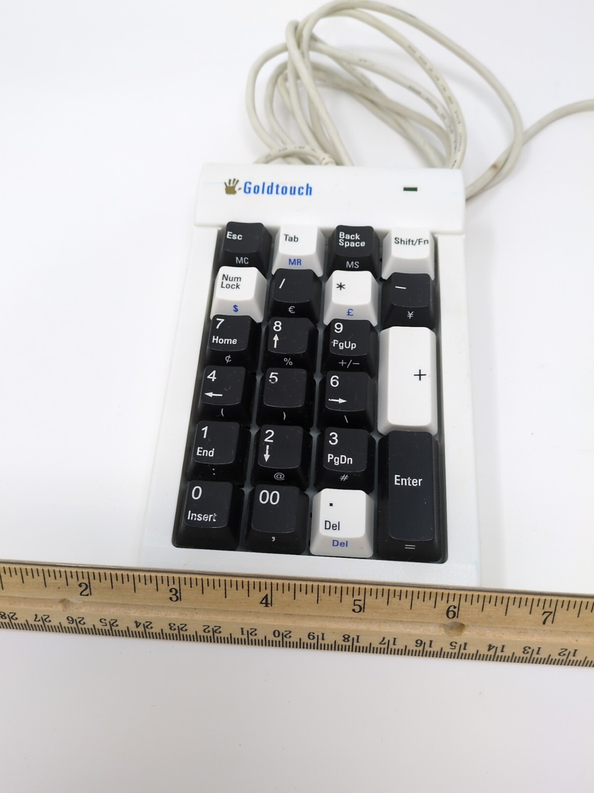 Goldtouch KeyPad USB PC White Numeric 22-Key Keyboard GTC-0033