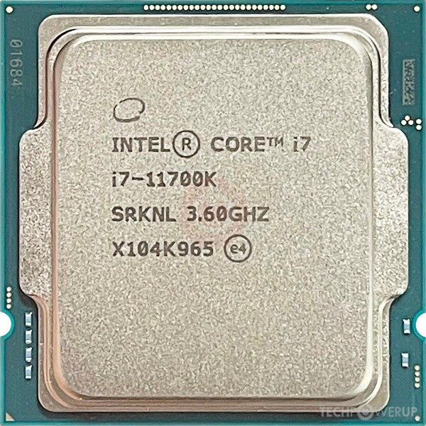 NEW Intel Core i7-11700K 8 Core LGA1200 5.00GHz SRKNL i7 11700k CPU Processor