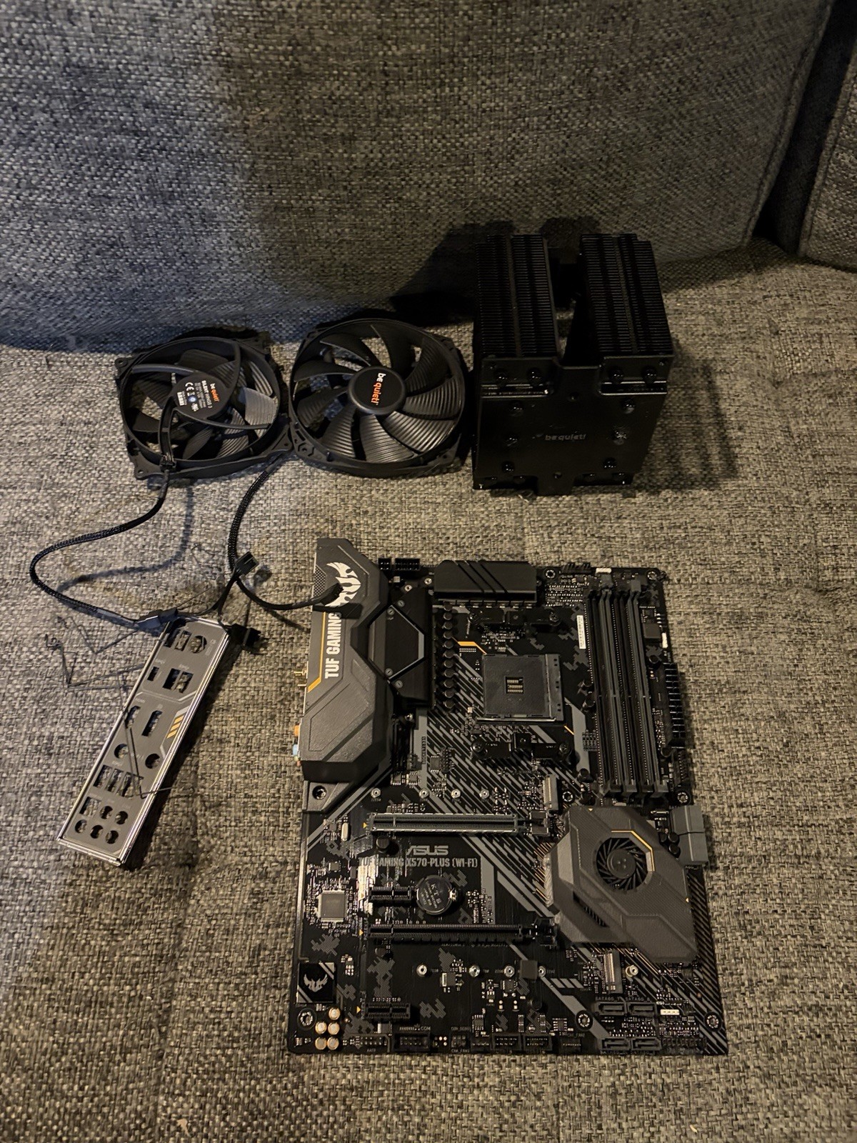 ASUS ‎TUF GAMING X570-PLUS (WI-FI) Socket AM4 Motherboard With Bequiet Cooler