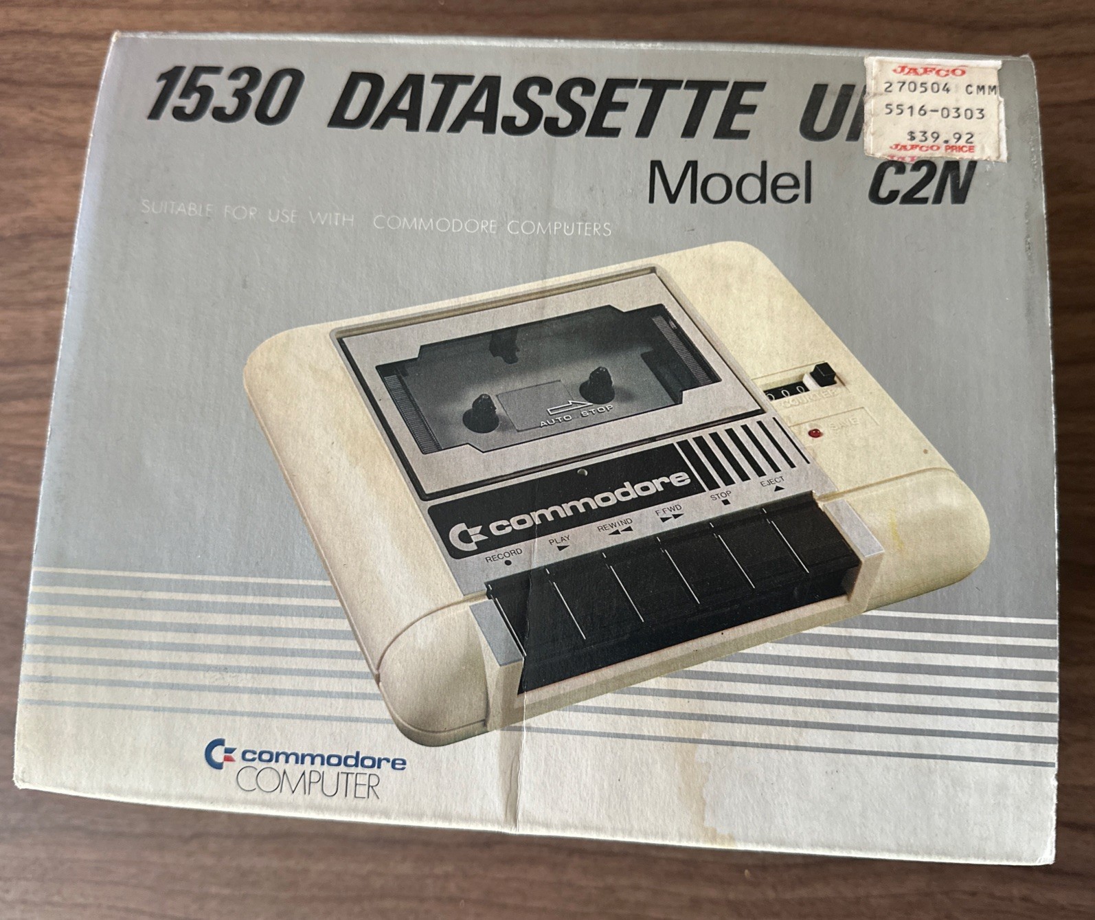 Commodore 1530 Datasette CN2 With Original Box - No Manual