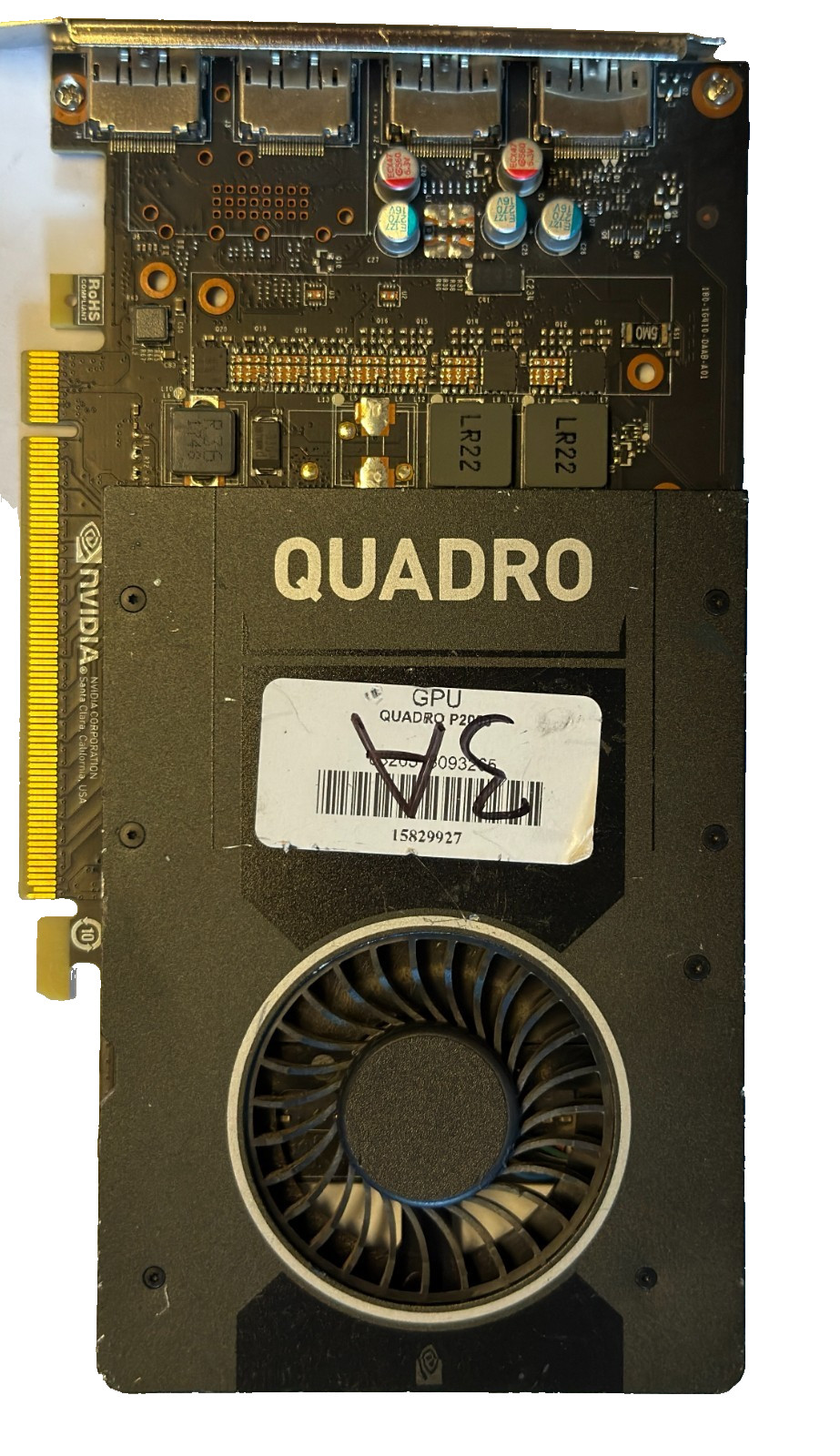 NVIDIA Quadro P2000 5GB GDDR5 Workstation Video Graphics Card 4x DisplayPort 4K