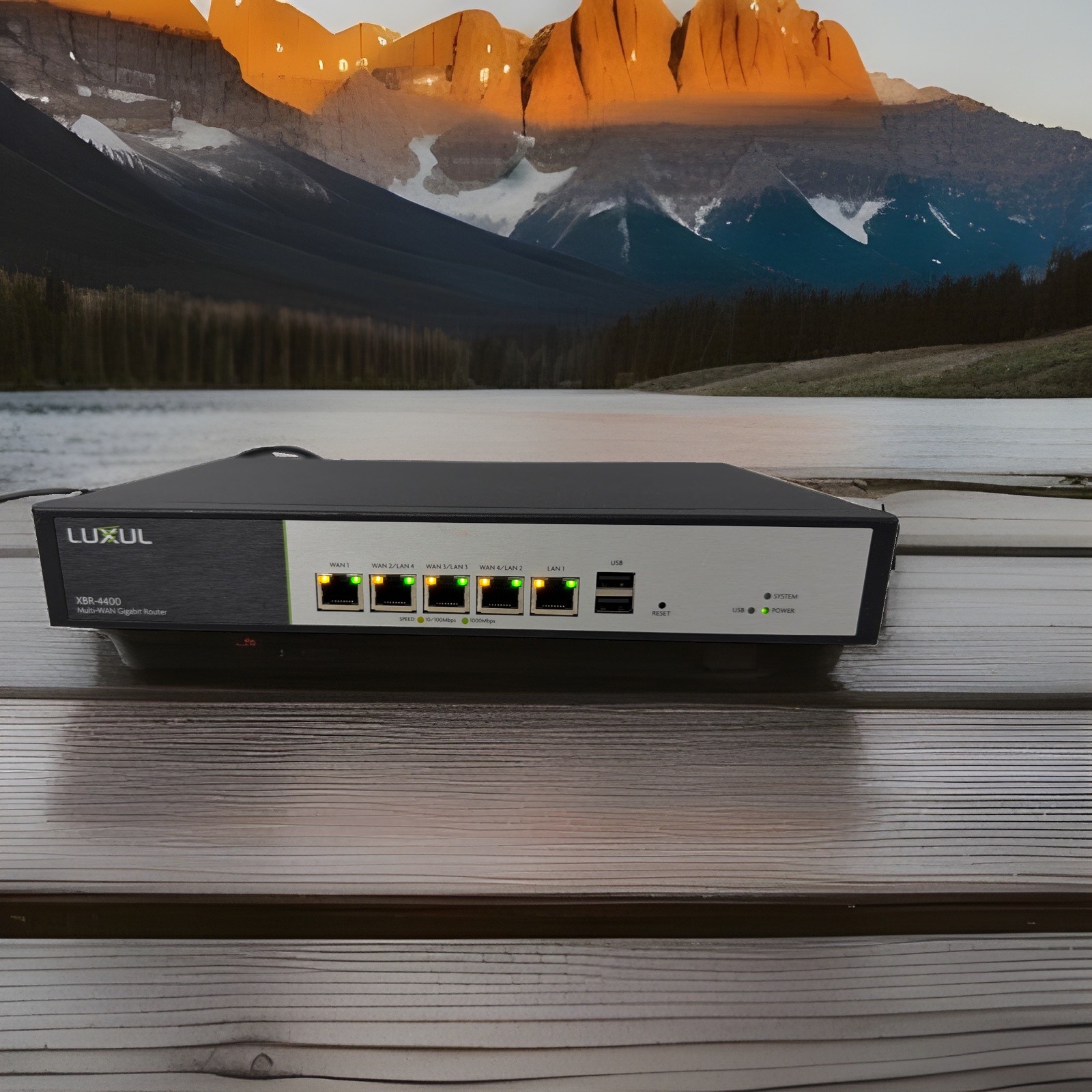 LUXUL XBR-4400 MULTI-WAN GIGABIT ROUTER FIREWALL VPN UP TO 4 WAN