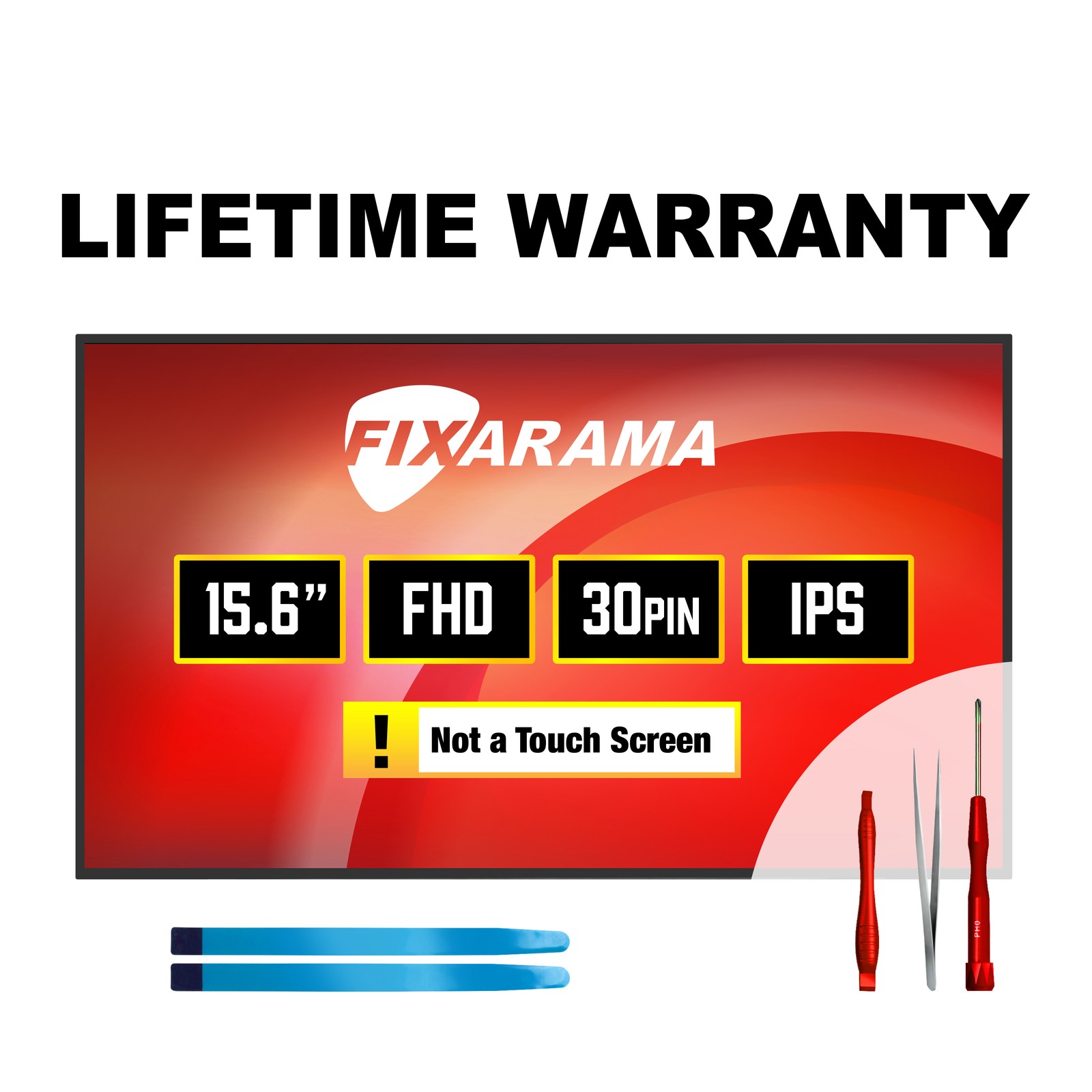 HKC MB156CS01-9 Ver.1.0 Ver.1.1 FHD IPS LCD Screen + Tools GRADE A+ FIXARAMA