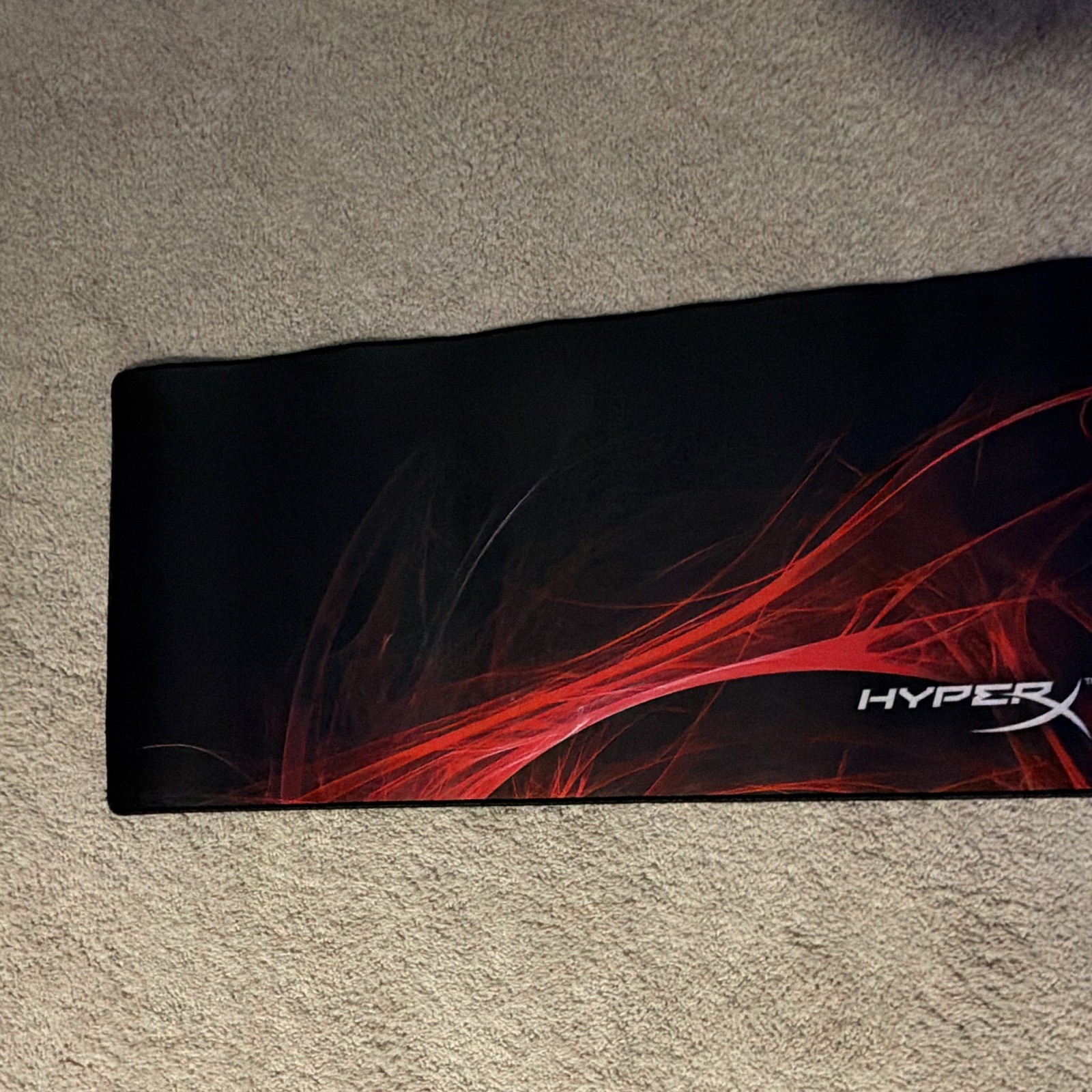 Kingston HyperX Large/XL Patterned Mouse Pad Mat Black/Red HX-MPFS-S-XL