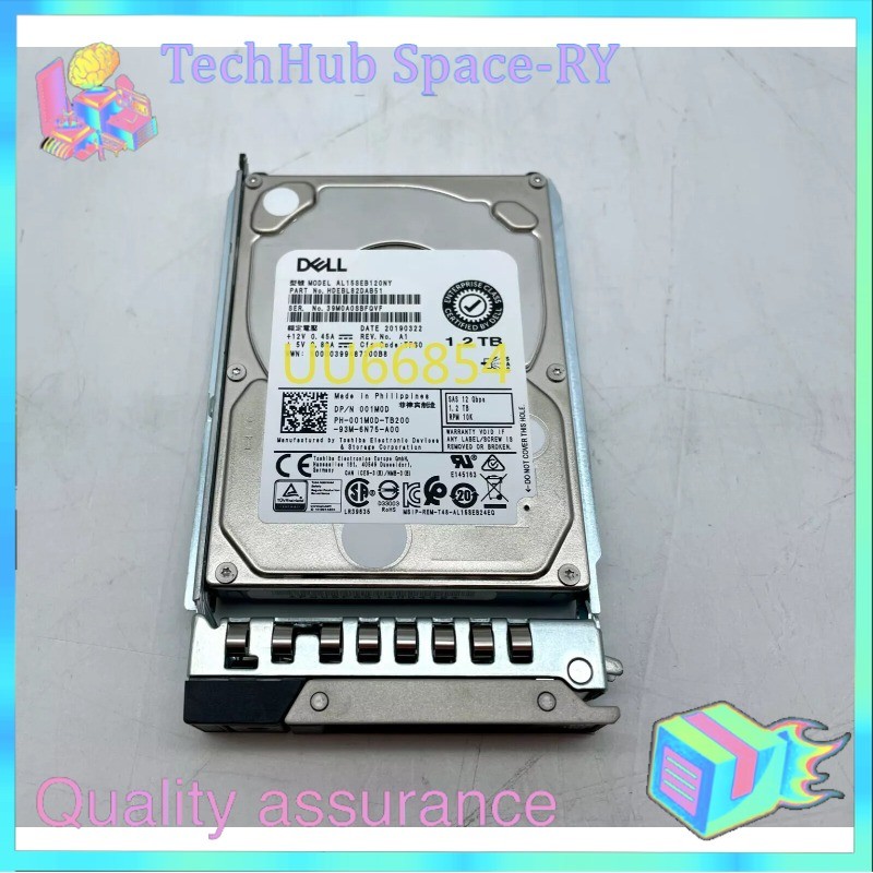 NEW 001M0D 01M0D DELL 1.2TB 10K RPM 12G 2.5" SAS HDD Hard Drive 14/15/16G KIT