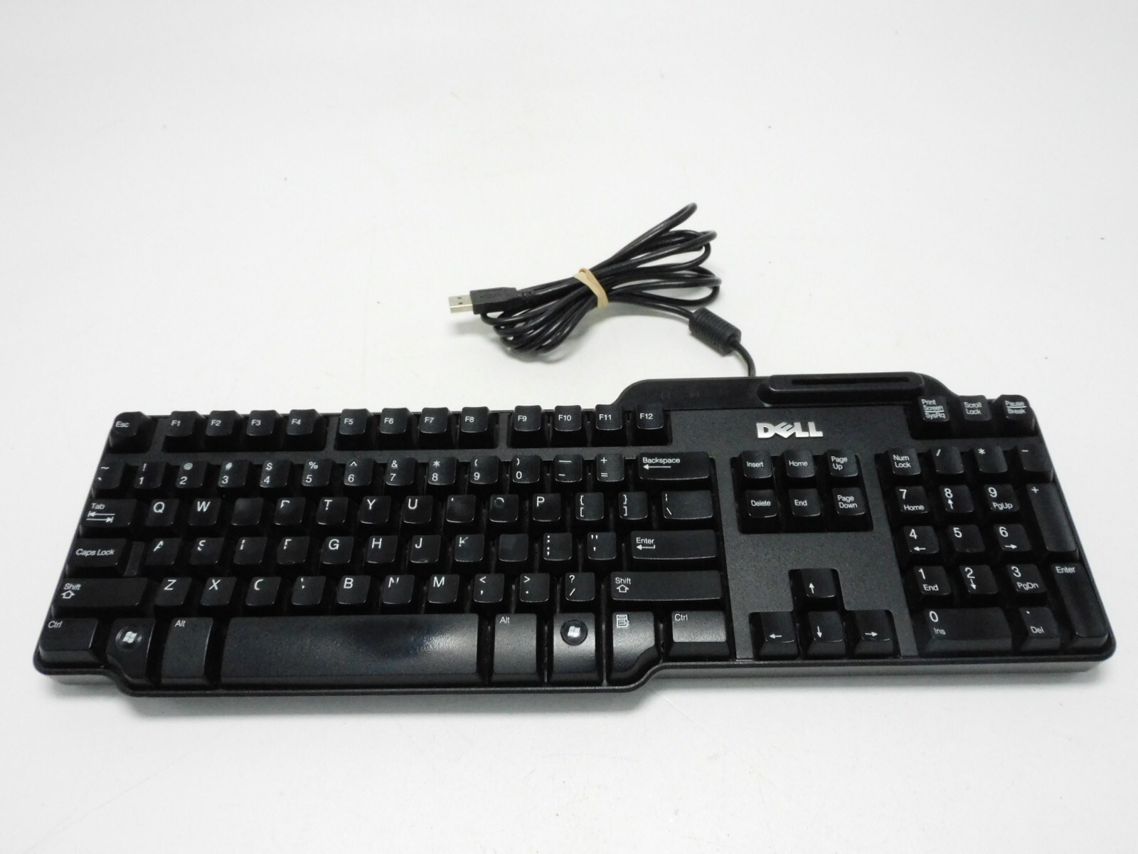 Dell OEM USB Keyboard with Smart Card Reader SK-3205 104 Key Black