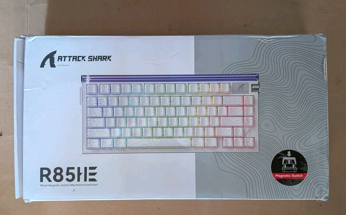Attack Shark R85HE Wired Magnetic Switch Mechanical Keyboard RGB 8000Hz
