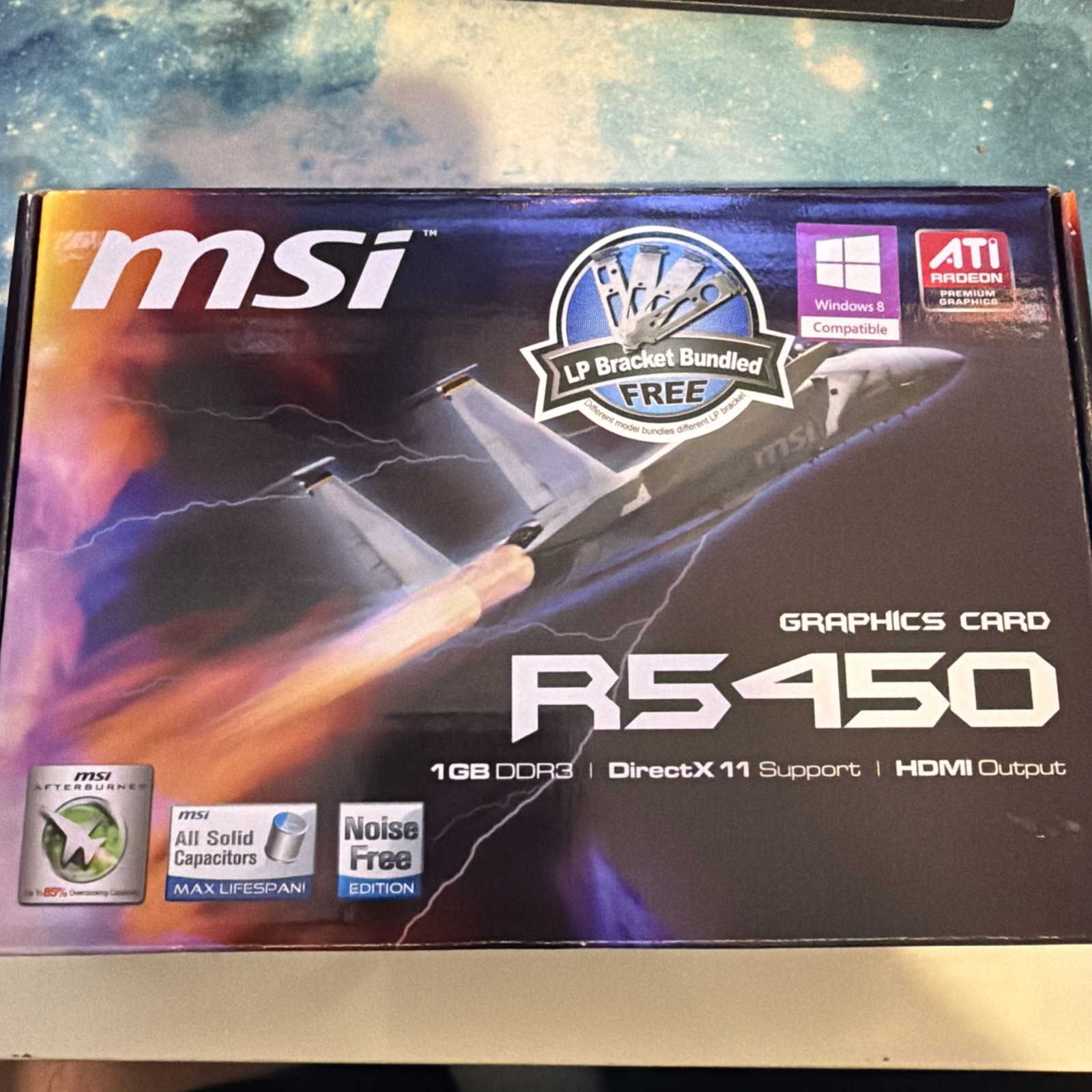 MSI ATI Radeon R5450- 1 GB DDR3 SDRAM PCI Express x16 Graphics Card HDMI NEW