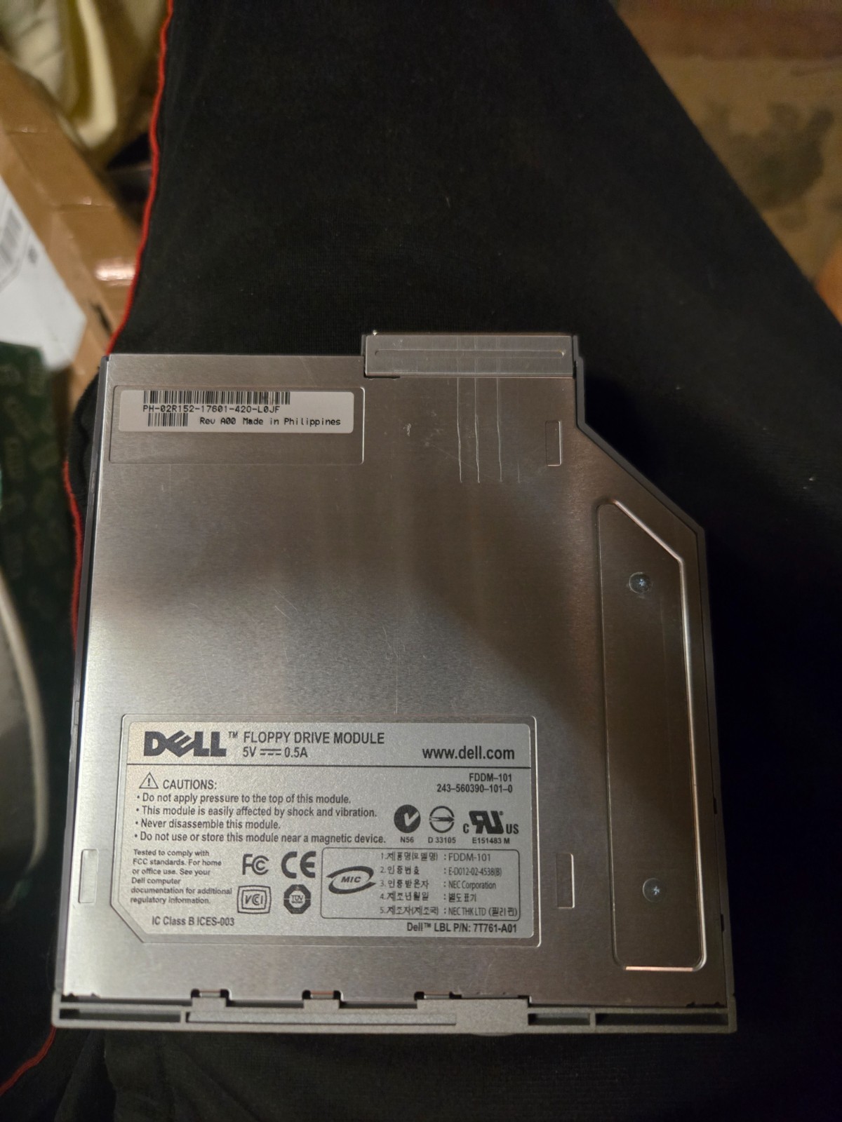 USB FLOPPY  DELL FLOPPY FDDM-101 
